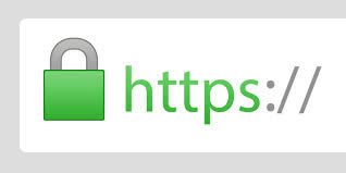 Green lock in the browser bar